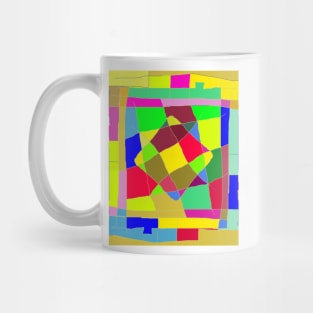 Colourful squares for phone case Mug